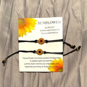 Sunflower Charm Bracelets